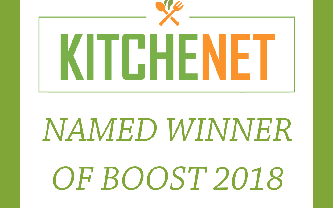 KitcheNet Named Winner of BOOST 2018