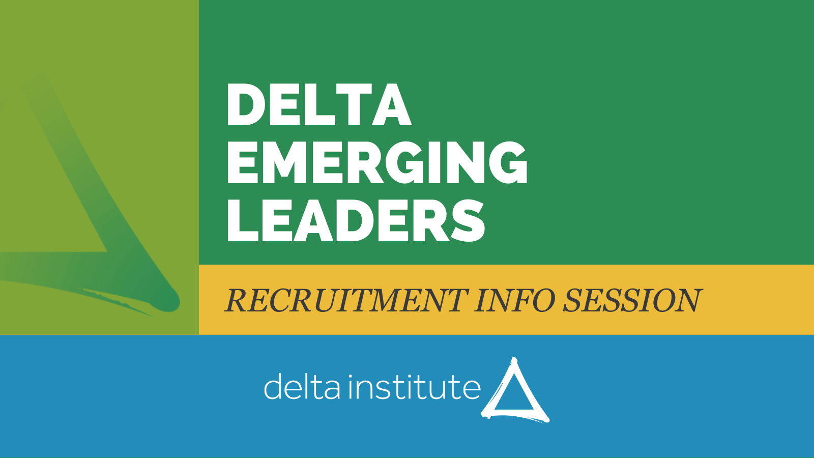 Delta Emerging Leaders Recruitment Info Session.