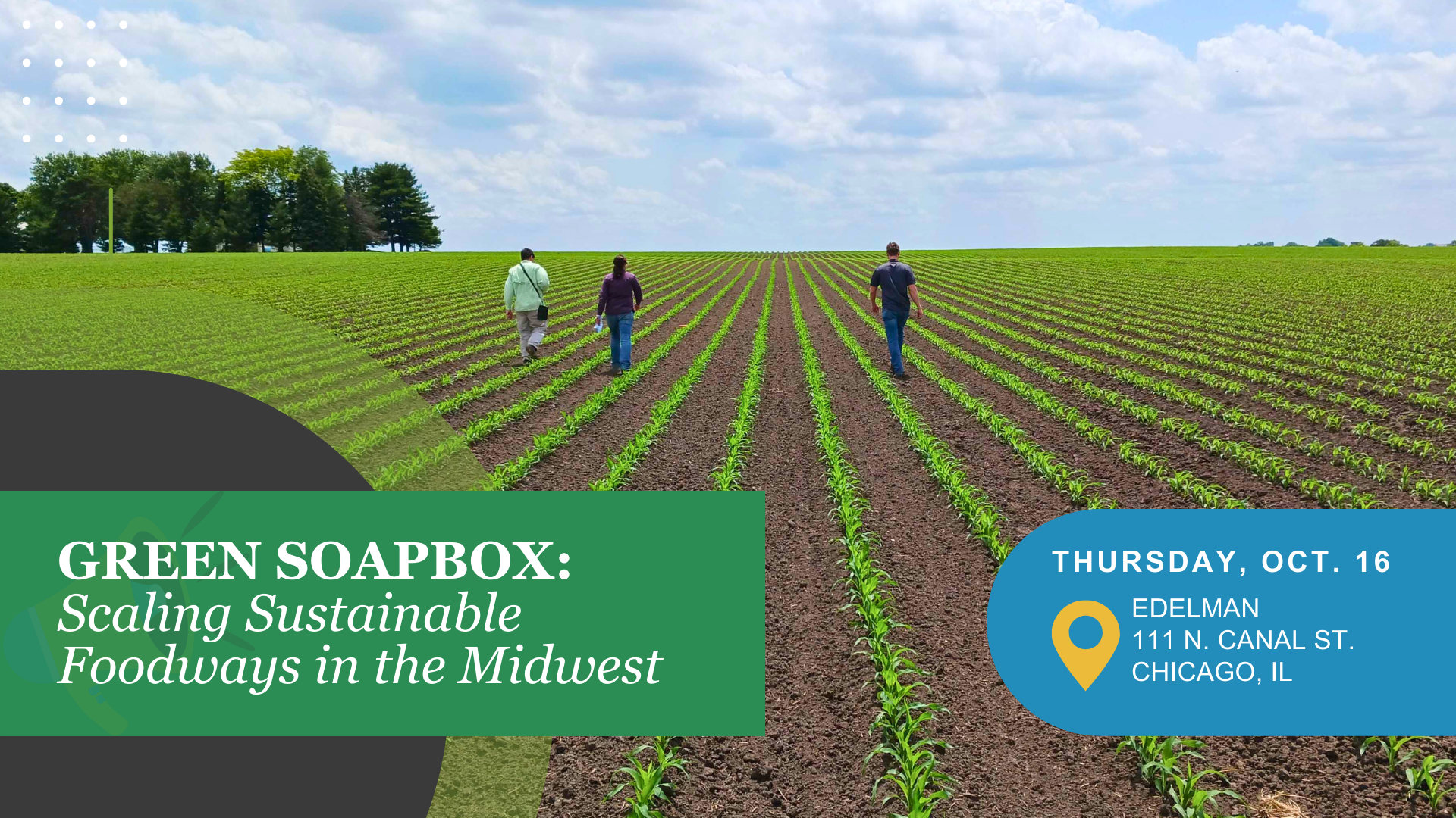 Promotional image for Green Soapbox: Scaling Sustainable Foodways in the Midwest