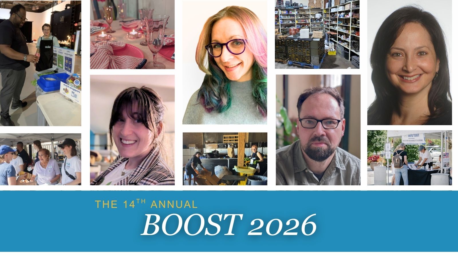Promotional image that reads "The 14th Annual BOOST 2026"