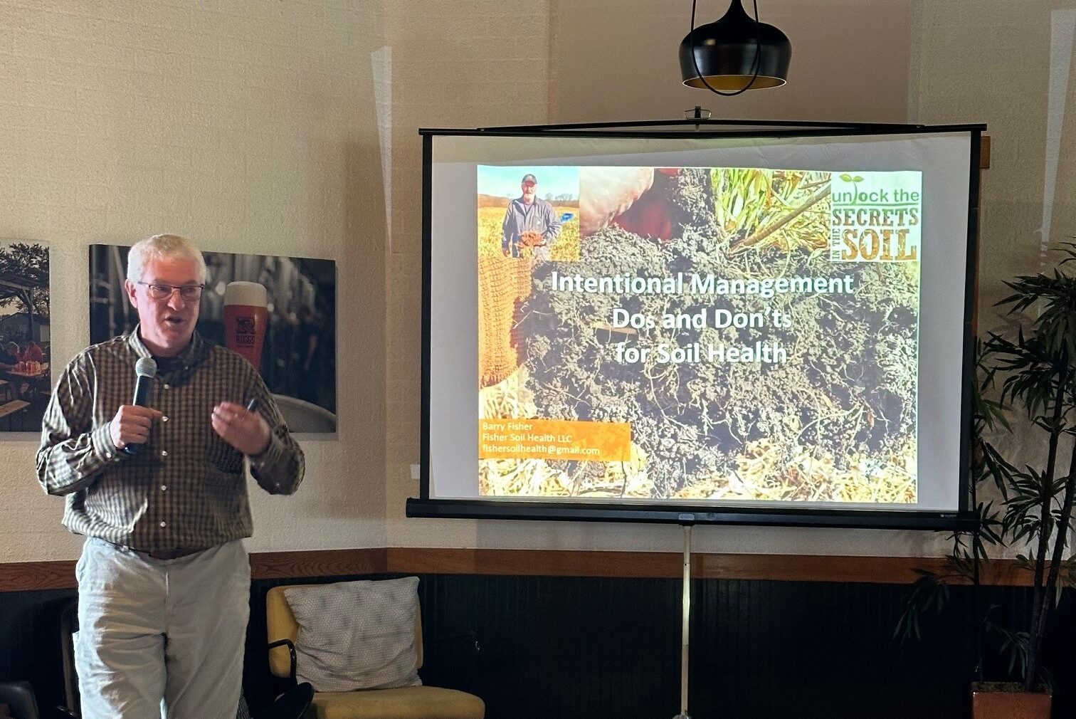 Hops & Cover Crops presentation photo